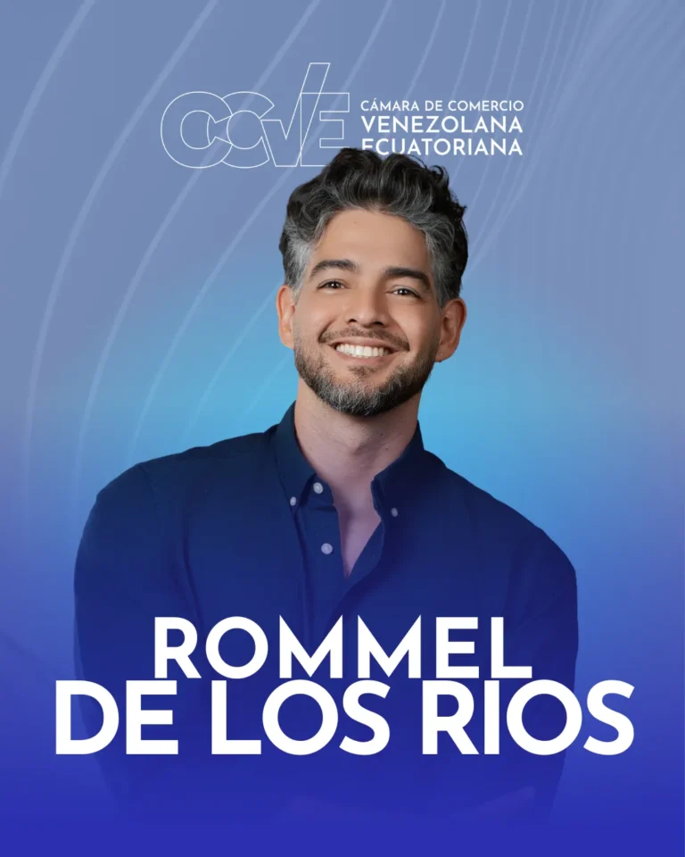 Retrato oficial de Rommel de los Rios, Vicepresidente de la CCVE