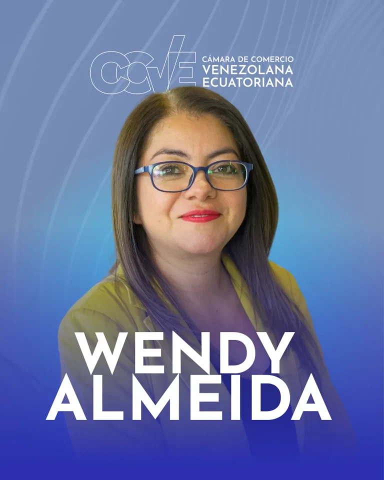 Retrato oficial de Wendy Almeida, Directora de Eventos de la CCVE